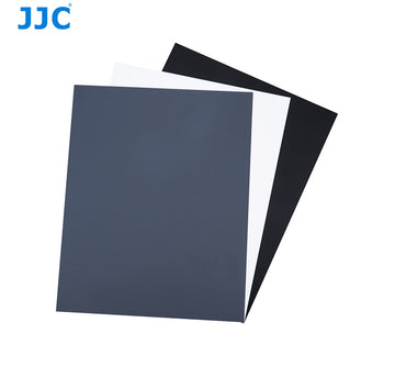 JJC GC-1II 3in1 3 Color Digital Grey White Balance Grey Card Set 254mm x 202mm